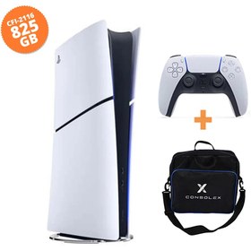 Resim Sony PlayStation 5 Slim Dijital (CFI-2116 Avrupa) 825GB + Tek Kol + ConsoleX Taşıma Çantası 