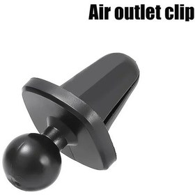 Resim Bappsus 17mm Evrensel Araç Hava Firar Braketi - Telefon Ve Gps Tutucu Kelepçewhıte White 