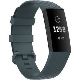 Resim Xdfind 18mm Gümüş Renk Toka Tpu Bilek Kayışı İzle Bandı Fitbit Charge 4 / Charge 4 Se / Charge 3 / Charge 3 Se, Boyut: S Rock Teal 