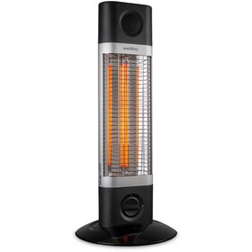 Resim Veito CH1200 Lt Nano Sarınımlı Karbo Infrared Ufo Elektrikli Isıtıcı, Siyah 