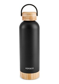 Resim Karaca Woody Çelik Sızdırmaz Termos 500 ml Siyah 