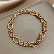 Resim 18K Altın Kaplama Boho Şık Bileklik - Günlük Stilde Şık ve Günlük Aksesuar, Hediye İçin Mükemmel, Tüm Mevsimler İçin Çok Yönlü, Günlük Aksesuar|Boho Şık Tarzı|Dayanıklı Bileklik 