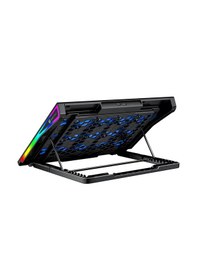 Resim Shadow Cool Gt15 Rgb 15 Fanlı 10 Rgb Modlu 9-17.3'' Notebook Soğutucu Stand Laptop Soğutucu 