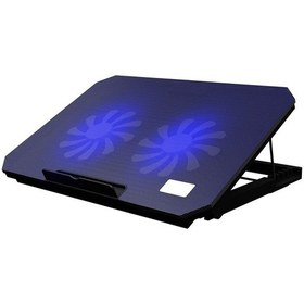 Resim Geeroyoo Laptop Soğutucu Ayaküstü - 4 Seviye Yükseklik Ayarı, 2 Fanlı Tasarım, 15.6 İnç Altı Bilgisayarlar İçin Siyah 