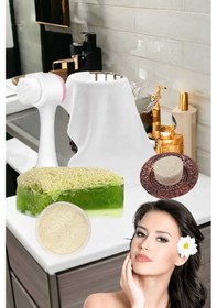 Resim 5'li Set Cilt Yüz Masaj Kırışıklık Beyazlatıcı Bakım Seti Temizleme Peeling Gerdirme Ruşur Taşı 
