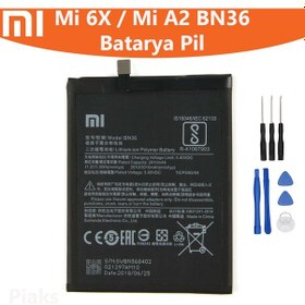 Resim Xiaomi Mi 6X Pil Batarya ve Tamir Seti Bn36 