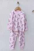 Resim Çocuk Pembe Dalmaçyalı Desenli Pijama Takımı 