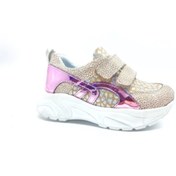 Resim MOTTİ KİDS CLUB Kız Çocuk Pembe Hakiki Deri Tam Ortopedik Sneaker 