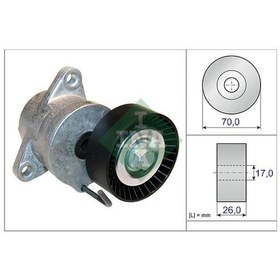 Resim INA 534043910 V Kayış Gergi Rulmanı Astra J Insignia A20Dtr A20Dt 