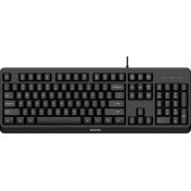 Resim Philips SPK6207 Kablolu Türkçe Q Klavye Siyah 