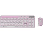 Resim Everest KM-730 Kablosuz Q Multimedia Klavye Mouse Set 
