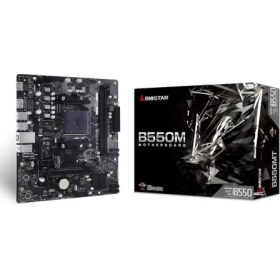 Resim Bıostar B550MTDDR4 Sata3 M2 Pcıe Nvme HDMI DVI Pcıe 16X V3.0 Am4 Matx + Amd Ryzen 5 5500 + Amd Orijinal Fan 