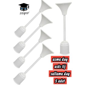Resim Asma Duy Askı Tij Sallama Duy 5 Adet 