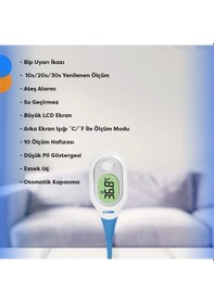 Resim Vzn Dijital Koltuk Altı Ateş Ölçer Esnek Uçlu - Dmt-4760 