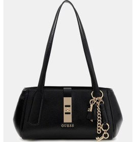 Resim Guess Brooke Charm Omuz Çantası-bg989708 siyah 
