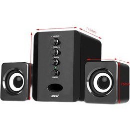 Resim Kablolu Kombinasyon Bilgisayar Hoparlörler Bas Stereo Müzik Çalar Subwoofer Ses Kutusu Için Masaüstü Dizüstü Bilgisayar (Yurt Dışından) 