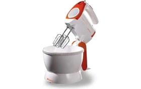 Resim Esmo Home Ariete Mixy Professional Stand El Mikseri 1565/11 - 300 Watt, Döner Kaseli Pratik El Mikseri, 2,4 Litre Kase Hacmi, 2 Çırpıcı ve 2 Yoğurma Kancası 