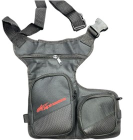 Resim MOTO PARLA ALPİNESTAR Bel-bacak 3 Cepli Motosiklet Çantası KIRMIZI 