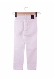 Resim LUCYK&KİDS Unisex Okul Çocuk Keten Pantolon 