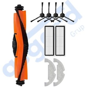Resim Xiaomi Mop 2 Ultra X10 Uyumlu 1 Ana Fırça 4 Yan Fırça 2 Filtre 2 Mop Pkt-iasgf0001327 