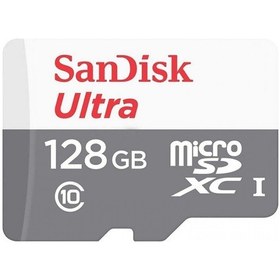 Resim SANDISK MicroSD 128GB Ultra SDSQUNR-128G-GN6 N Hafıza Kartı 