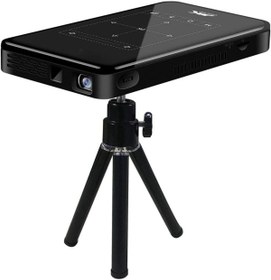 Resim idragon s90 Mini Taşınabilir Projektör Android 9 100ANSI Lümen DLP Wifi 3D 1080P Dahili Pil Stereo Hoparlör 