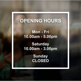 Resim Açılış Kapanış Saatleri Sticker 