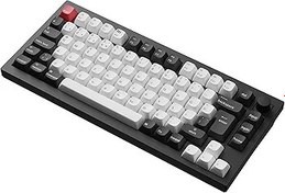 Resim Keychron Q1 Hall-Effect%75 RGB Türkçe Nebula Switch Kablosuz Siyah Beyaz Mekanik Klavye 