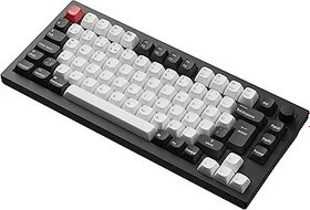 Resim Keychron Q1 Hall-Effect%75 RGB Türkçe Nebula Switch Kablosuz Siyah Beyaz Mekanik Klavye 