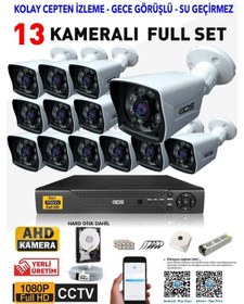 Resim Ids - 13 Kameralı 1080P Fullhd 5Mp Sony Lensli Kamera Seti - 2021 