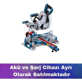 Resim Bosch GCM 18V-254 D Gönye Kesme Makinesi (Akü ve şarj yoktur) 0601B51100 