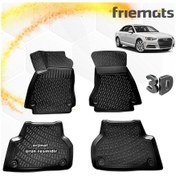 Resim Audi A4 3D Paspas Havuzlu Siyah 2015-2020 Arası 4 Prç N11.18066 