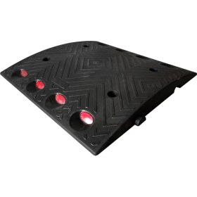 Resim İleri Trafik Oval Hız Kesici PPC, Kapaklı Yol Kasisi Set - 6 Metre 