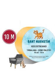 Resim evimdeyokyok Kedi Caydırıcı Eğitim Bandı, Mobilyalar Için Tırmalamaya Karşı Önleyici, %100 Şeffaf10 Cm X 10 Mt 