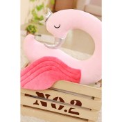 Resim Ecrou Kanatlı Unicorn Boyun Yastığı 