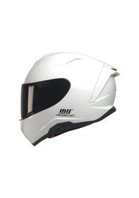 Resim Mts X340 Beyaz Fullface Siyah Camlı Kask Beyaz 