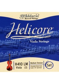 Resim D'Addario Helicore Viola Strings H410Lm - Takım Tel Viyola Teli 