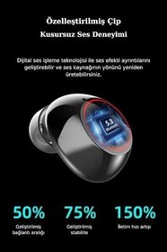 Resim Torima M88 Plus Şarj Göstergeli Powerbank Özellikli Bluetooth Kablosuz Kulak İçi Kulaklık 