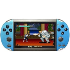 Resim Retro X1 Psp Model 4.3 Tv Out Taşınabilir Oyun Konsolu-mavi 