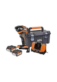 Resim Aeg BSS 18B6 502 18V 5 Ah Li-ion Çift Akülü Kömürsüz Darbeli Vidalama 