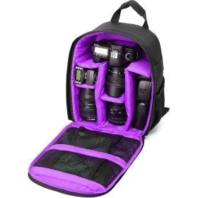 Resim ZSZH Gopro Için Taşınabilir Spor Kamera Çantası - Mor(Yurt Dışından) 