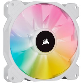 Resim Corsair iCUE SP140 RGB Elite Beyaz 140 mm Fan 