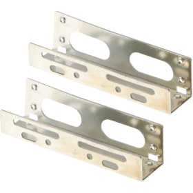 Resim Flameer Arabirim 3.5 "ssd Hdd'ye 5.25" Defne Adaptörü Metal Montaj Adaptörü Braketi (Yurt Dışından) 