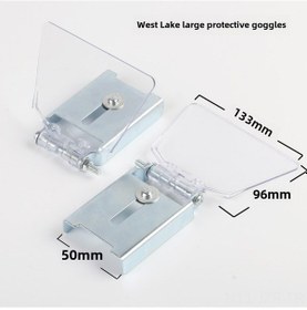 Resim Geeroyoo Zımpara Makinesi Koruyucu Kapağı Ve Şeffaf Gözlük Seti - Fabrika Direkt Satış - Güvenli Kullanım İçin Dayanıklı Aksesuarlar 
