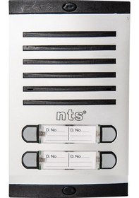 Resim Nts Diafon Sesli Işıklı Fotoselli Çift Sıra 4Lü Zil Butonu 4003-4 