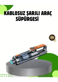 Resim Northcity Şarjlı Kablosuz El Süpürgesi - Yüksek Emiş Gücü, 5 Başlık Aparatı Ve Kompakt Tasarım 