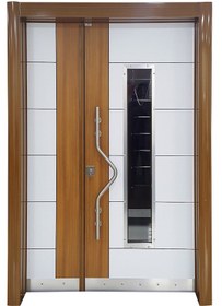 Resim Çelik Kapı Modelleri Abd Beyaz Düz Model Bina Kapısı Sol 