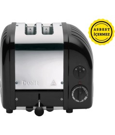 Resim Dualit 27035 Classic 2 Hazneli Ekmek Kızartma Siyah 