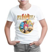 Resim Fairy Tail Beyaz Çocuk Tshirt 