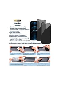 Resim Apple Uyumlu iPhone 13 Pro Hayalet Ekran Koruyucu 6D Kırılmaz Cam - Ultra Koruma - Ekranı Tam Kaplar 